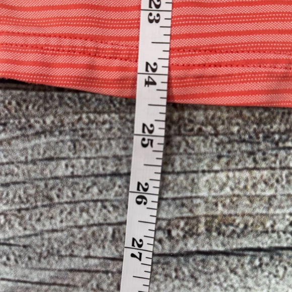 Tommy Bahama Pima Cotton Coral Striped Polo Shirt Men’s Medium - Picture 6 of 11